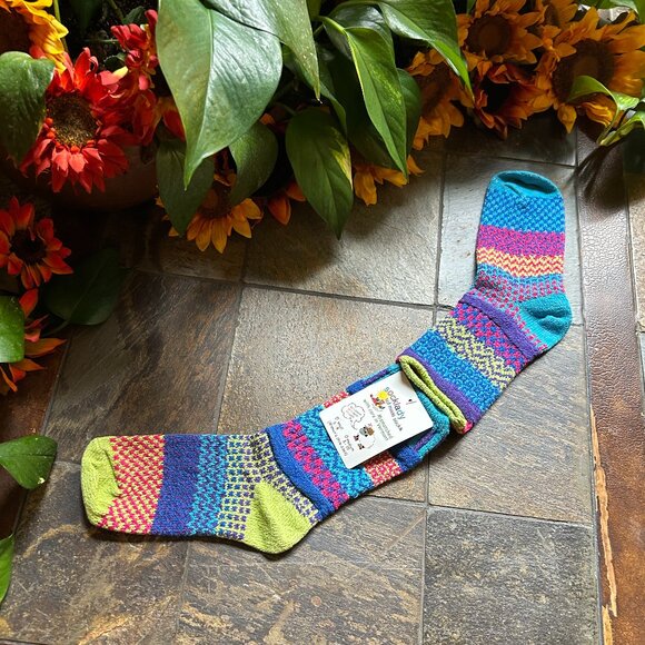 Socklady Sol Mate Hand-Knit Socks in "Bluebell" NWT - Picture 7 of 10